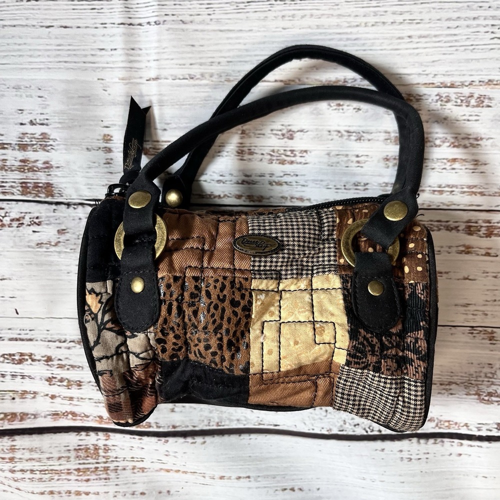 Donna Sharp Small Mini Quilted Patchwork Handbag … - image 1